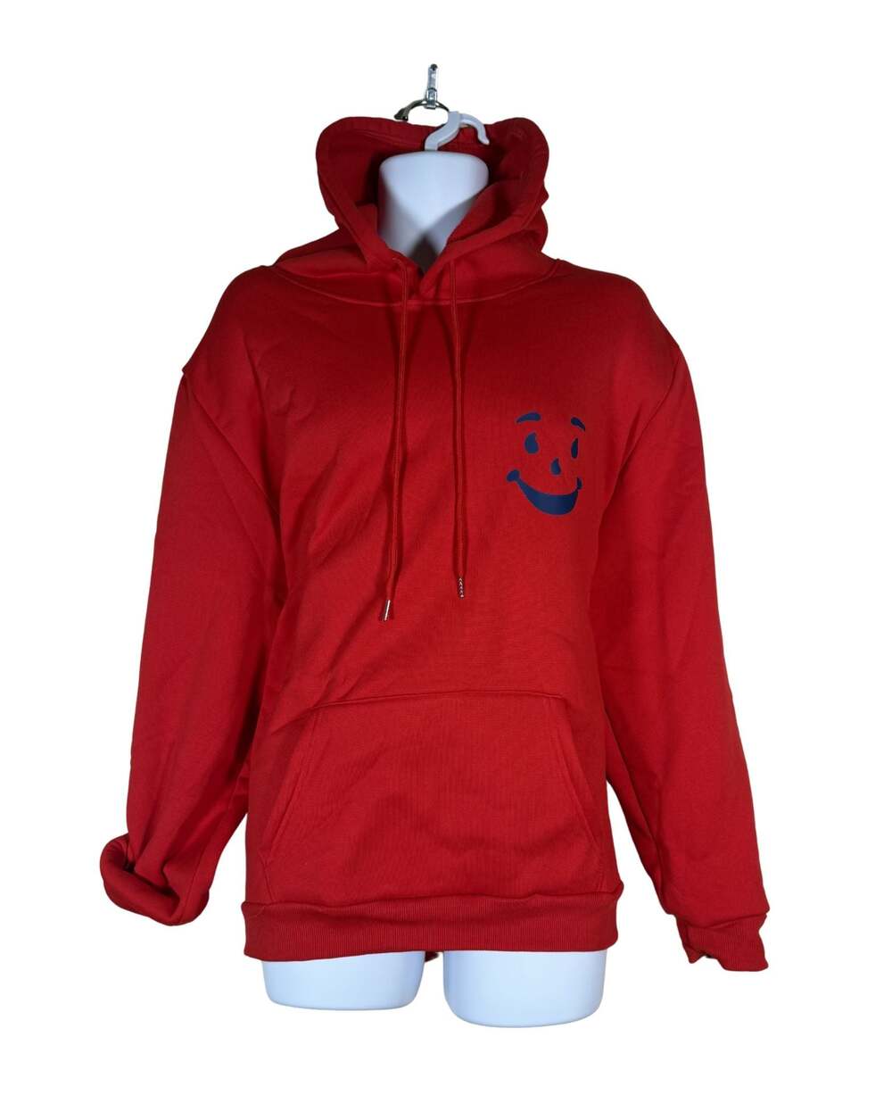 Kool-Aid Man Graphic Red Pullover Hoodie